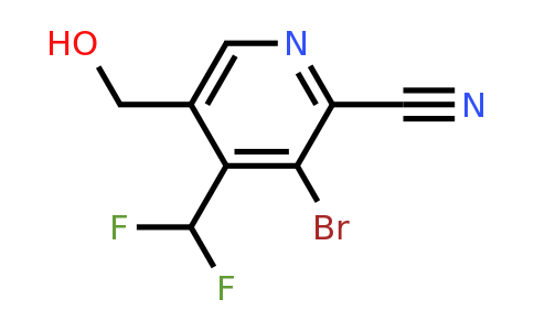 1806997-96-5 | 3-Bromo-2-cyano-4-(difluoromethyl)pyridine-5-methanol