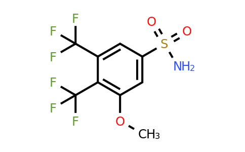 1807003-30-0 | 3,4-Bis(trifluoromethyl)-5-methoxybenzenesulfonamide 1807003-30-0 | 3,4-Bis(trifluoromethyl)-5-methoxybenzenesulfonamide