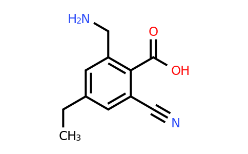 1807011-51-3 | 2-Aminomethyl-6-cyano-4-ethylbenzoic acid