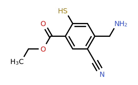 1807013-14-4 | Ethyl 4-aminomethyl-5-cyano-2-mercaptobenzoate