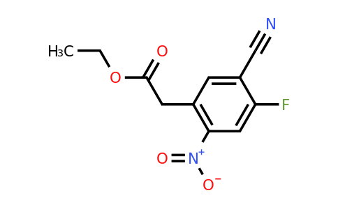 1807041-73-1 | Ethyl 5-cyano-4-fluoro-2-nitrophenylacetate