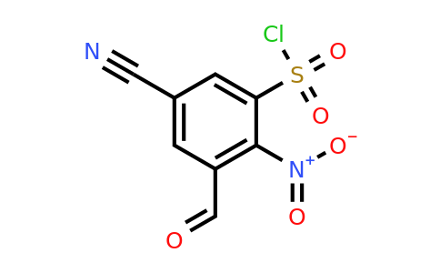 1807048-90-3 | 5-Cyano-3-formyl-2-nitrobenzenesulfonyl chloride 1807048-90-3 | 5-Cyano-3-formyl-2-nitrobenzenesulfonyl chloride