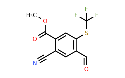 1807051-59-7 | Methyl 2-cyano-4-formyl-5-(trifluoromethylthio)benzoate