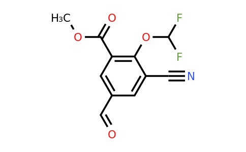 1807054-75-6 | Methyl 3-cyano-2-difluoromethoxy-5-formylbenzoate