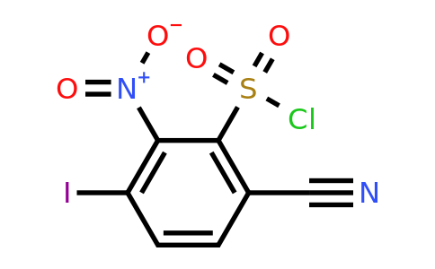 1807057-01-7 | 6-Cyano-3-iodo-2-nitrobenzenesulfonylchloride