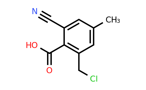 1807063-30-4 | 2-Chloromethyl-6-cyano-4-methylbenzoic acid