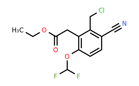 1807063-67-7 | Ethyl 2-chloromethyl-3-cyano-6-(difluoromethoxy)phenylacetate