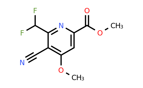 1807076-47-6 | Methyl 3-cyano-2-(difluoromethyl)-4-methoxypyridine-6-carboxylate