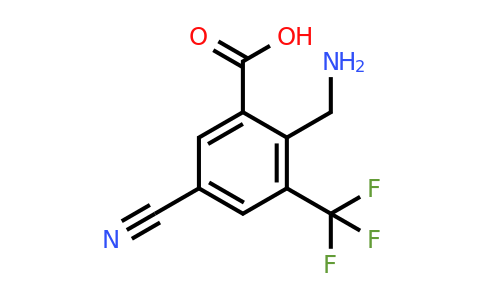 1807094-23-0 | 2-Aminomethyl-5-cyano-3-(trifluoromethyl)benzoic acid