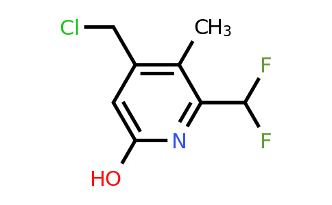 1807131-72-1 | 4-(Clorometil)-2-(difluorometil)-6-hidroxi-3-metilpiridina