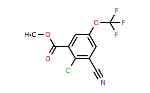 1807137-02-5 | Methyl 2-chloro-3-cyano-5-(trifluoromethoxy)benzoate