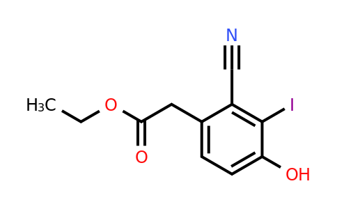 1807177-34-9 | Ethyl 2-cyano-4-hydroxy-3-iodophenylacetate