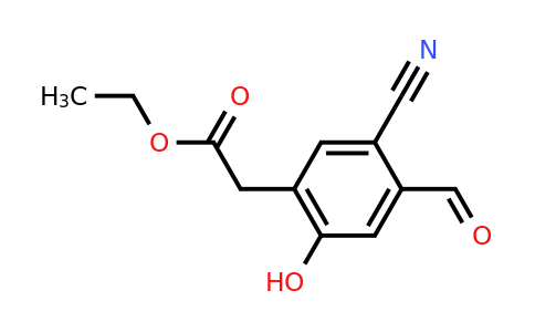 1807178-56-8 | Ethyl 5-cyano-4-formyl-2-hydroxyphenylacetate