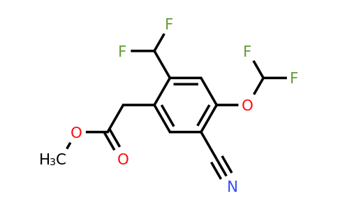 1807181-54-9 | Methyl 5-cyano-4-difluoromethoxy-2-(difluoromethyl)phenylacetate