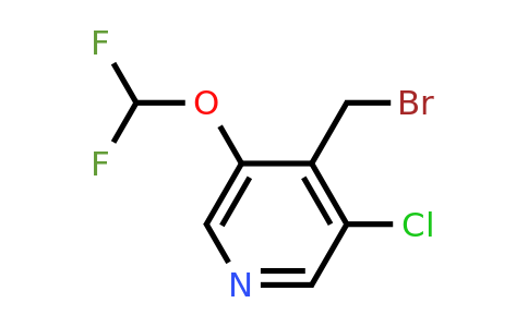 1807184-08-2 | 4-Bromomethyl-3-chloro-5-(difluoromethoxy)pyridine