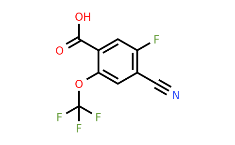 1807186-79-3 | 4-Cyano-5-fluoro-2-(trifluoromethoxy)benzoic acid