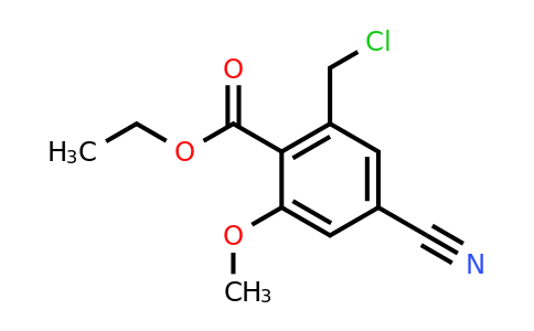 1807189-36-1 | Ethyl 2-chloromethyl-4-cyano-6-methoxybenzoate