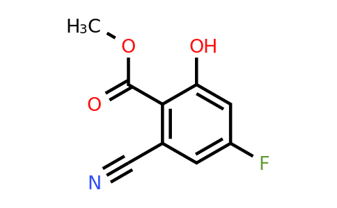 1807194-59-7 | Methyl 2-cyano-4-fluoro-6-hydroxybenzoate