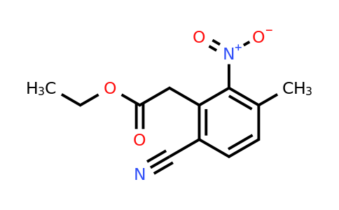 1807196-26-4 | Ethyl 6-cyano-3-methyl-2-nitrophenylacetate