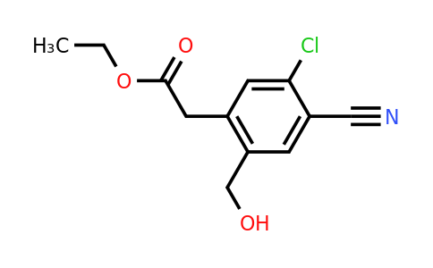 1807198-76-0 | Ethyl 5-chloro-4-cyano-2-(hydroxymethyl)phenylacetate