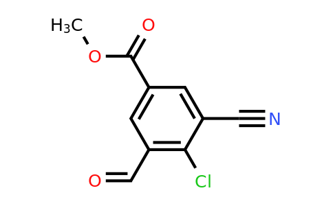 1807199-31-0 | Methyl 4-chloro-3-cyano-5-formylbenzoate
