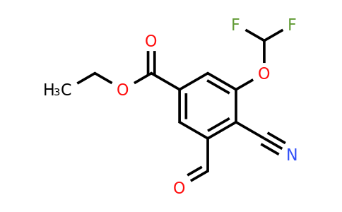 1807218-74-1 | Ethyl 4-cyano-3-difluoromethoxy-5-formylbenzoate
