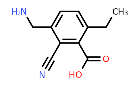 1807224-74-3 | 3-Aminomethyl-2-cyano-6-ethylbenzoic acid