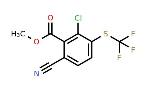 1807225-34-8 | Methyl 2-chloro-6-cyano-3-(trifluoromethylthio)benzoate
