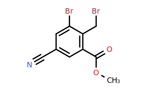1807225-73-5 | Methyl 3-bromo-2-bromomethyl-5-cyanobenzoate