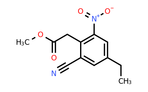 1807244-12-7 | Methyl 2-cyano-4-ethyl-6-nitrophenylacetate