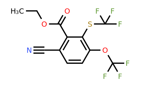 1807249-32-6 | Ethyl 6-cyano-3-trifluoromethoxy-2-(trifluoromethylthio)benzoate