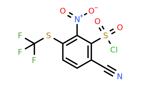 1807251-17-7 | 6-Cyano-2-nitro-3-(trifluoromethylthio)benzenesulfonyl chloride
