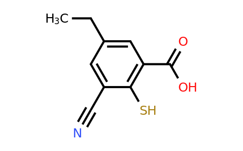 1807294-94-5 | 3-Cyano-5-ethyl-2-mercaptobenzoic acid