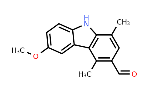 18073-15-9 | 6-Methoxy-1,4-dimethyl-9H-carbazole-3-carbaldehyde