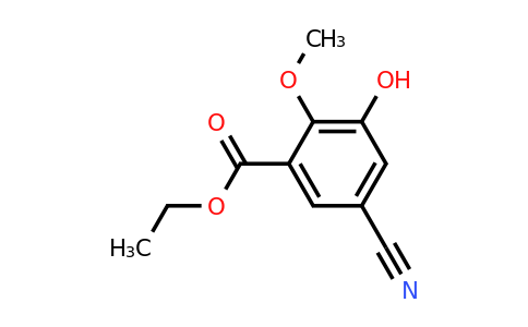 1807306-86-0 | Ethyl 5-cyano-3-hydroxy-2-methoxybenzoate