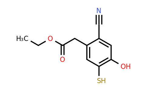1807308-75-3 | Ethyl 2-cyano-4-hydroxy-5-mercaptophenylacetate