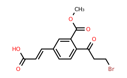 1807384-55-9 | Methyl 2-(3-bromopropanoyl)-5-(2-carboxyvinyl)benzoate