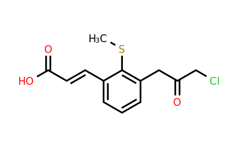 1807387-56-9 | 3-(3-Chloro-2-oxopropyl)-2-(methylthio)cinnamic acid