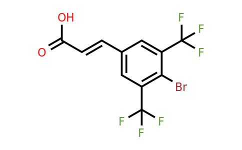 1807399-50-3 | 3,5-Bis(trifluoromethyl)-4-bromocinnamic acid