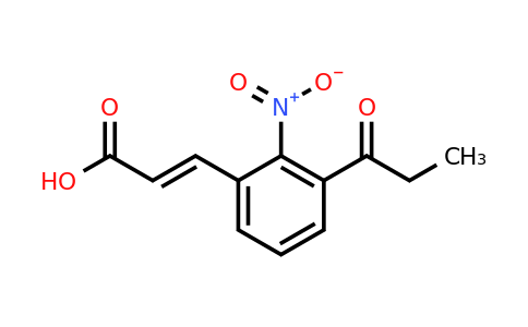 1807415-38-8 | 2-Nitro-3-propionylcinnamic acid