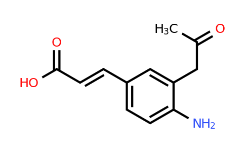 1807422-80-5 | 4-Amino-3-(2-oxopropyl)cinnamic acid