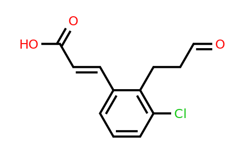 1807426-51-2 | 3-Chloro-2-(3-oxopropyl)cinnamic acid
