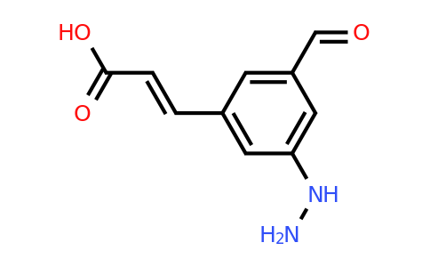 1807437-51-9 | 3-Formyl-5-hydrazinylcinnamic acid