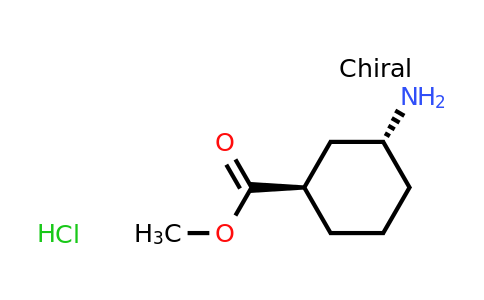 1821656-07-8 | methyl (1R,3R)-3-aminocyclohexane-1-carboxylate hydrochloride