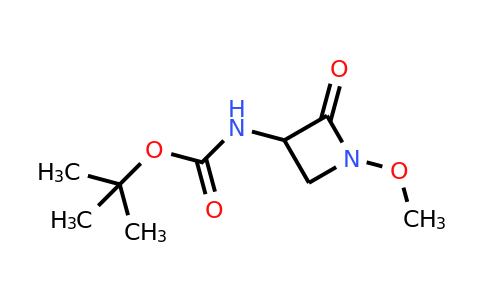 1822344-58-0 | tert-Butyl N-(1-methoxy-2-oxoazetidin-3-yl)carbamate