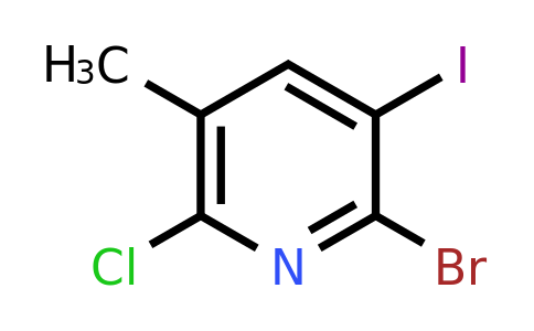 1822782-03-5 | 2-Bromo-6-chloro-3-iodo-5-methylpyridine