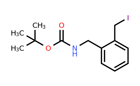 1823313-19-4 | tert-Butyl 2-(iodomethyl)benzylcarbamate