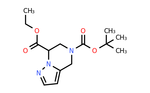 1823856-54-7 | 5-(tert-Butyl) 7-ethyl 6,7-dihydropyrazolo[1,5-a]pyrazine-5,7(4H)-dicarboxylate
