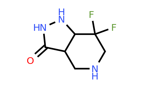 1823914-91-5 | 3H-Pyrazolo[4,3-c]pyridin-3-one, 7,7-difluorooctahydro-