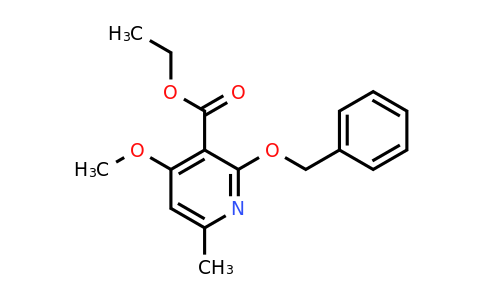 1844851-14-4 | 3-Pyridinecarboxylic acid, 4-methoxy-6-methyl-2-(phenylmethoxy)-, ethyl ester